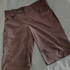 Title Nine 11" Clamber shorts, dark grey, size 14